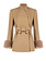RINASCIMENTO Rinascimento mantel jas met fake fur / imitatiebont Beige / Camel