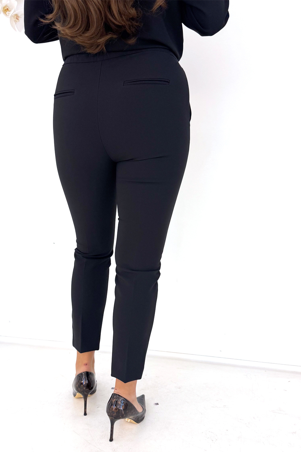 RINASCIMENTO Rinascimento slim-fit trousers BLACK