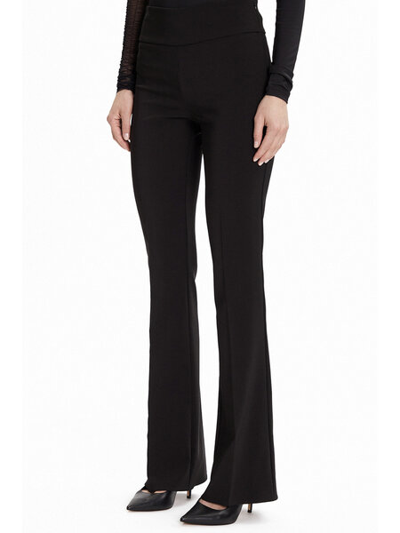 RINASCIMENTO Rinascimento flared trousers BLACK