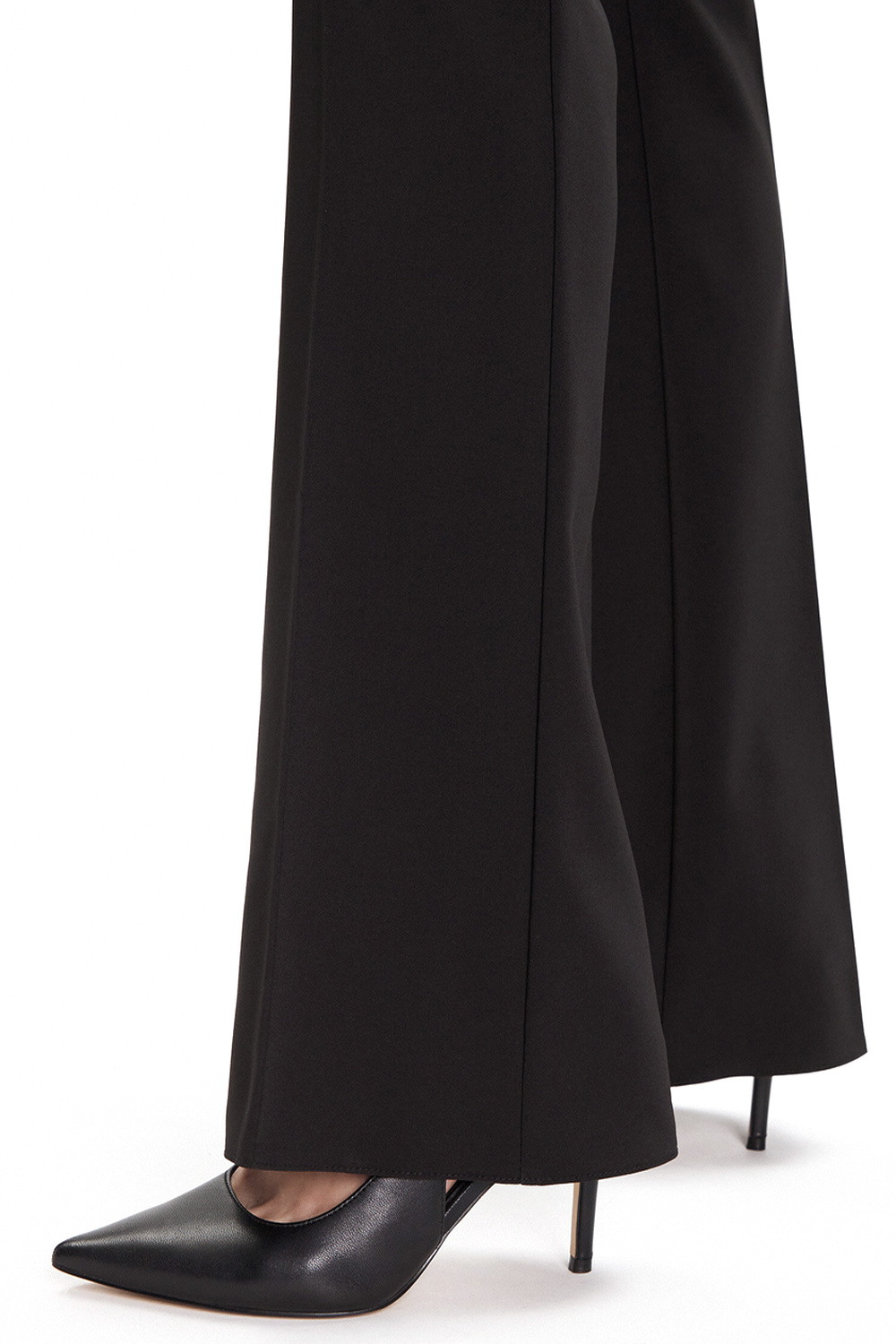 RINASCIMENTO Rinascimento flared trousers BLACK