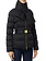 ELISABETTA FRANCHI Elisabetta Franchi quilted jacket in jacquard fabric with belt Nero / BLACK