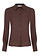 RINASCIMENTO Rinascimento blouse with buttons in the same fabric, chocolate brown / BROWN