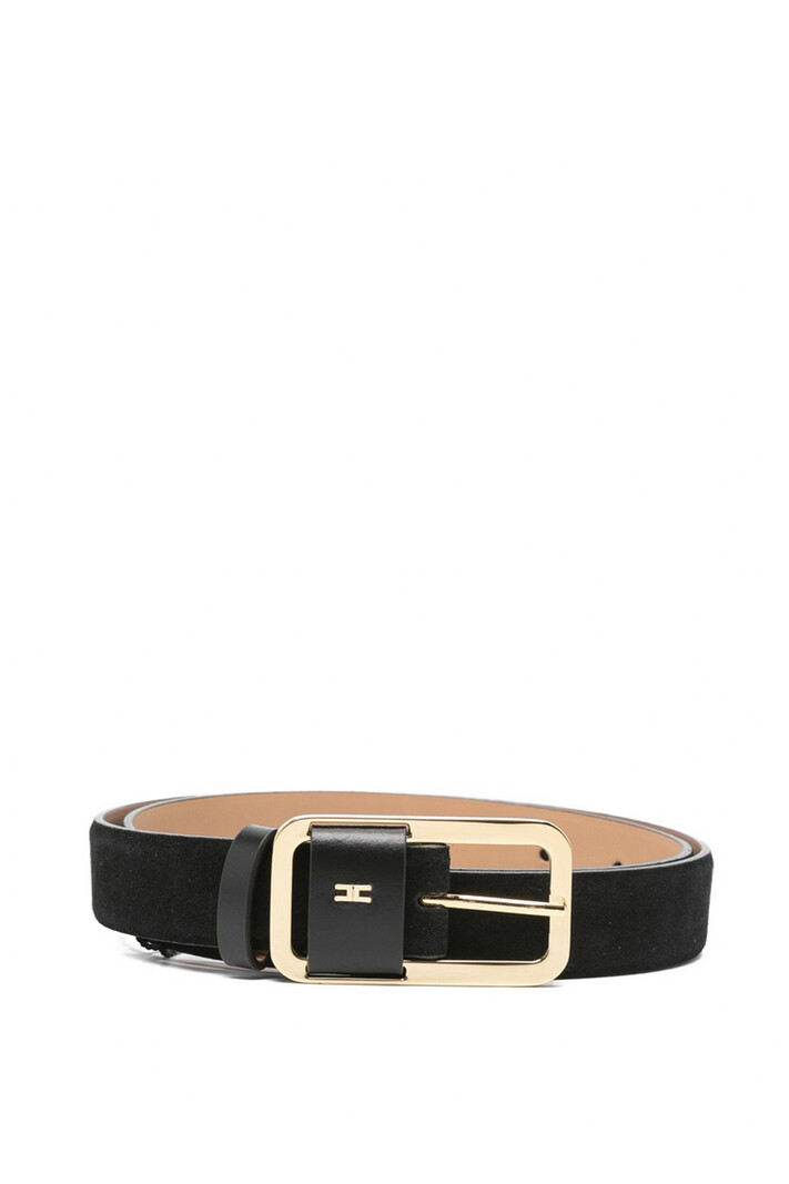 ELISABETTA FRANCHI Elisabetta Franchi riem met gesp ZWART