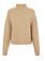 ELISABETTA FRANCHI Elisabetta Franchi knitted jumper with turtleneck in jacquard fabric Honey / BEIGE
