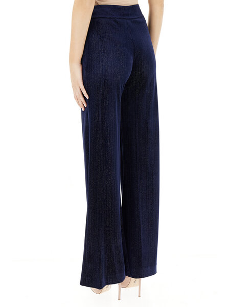 RINASCIMENTO Rinascimento Soft-falling trousers in velvet fabric DARK BLUE