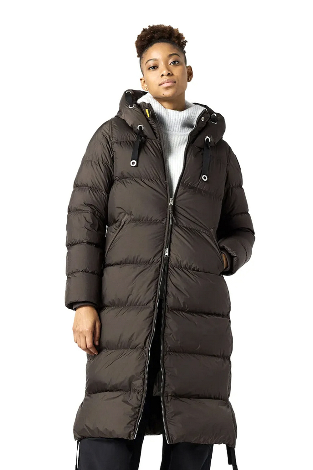 PARAJUMPERS Parajumpers Panda lange donsjas Earth Brown / BRUIN