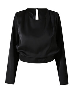RINASCIMENTO Rinascimento Blouse met satijn look ZWART