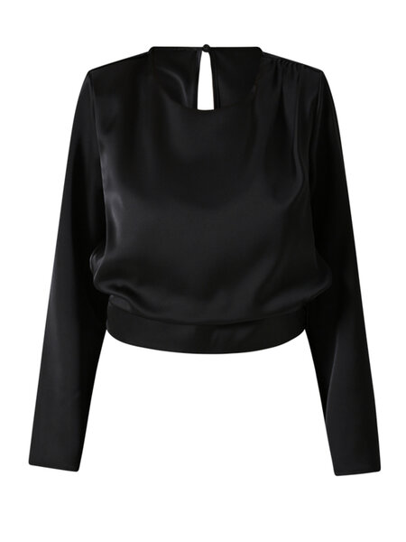 RINASCIMENTO Rinascimento Blouse met satijn look ZWART