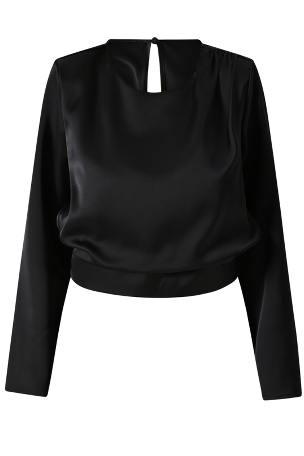 RINASCIMENTO Rinascimento Blouse met satijn look ZWART