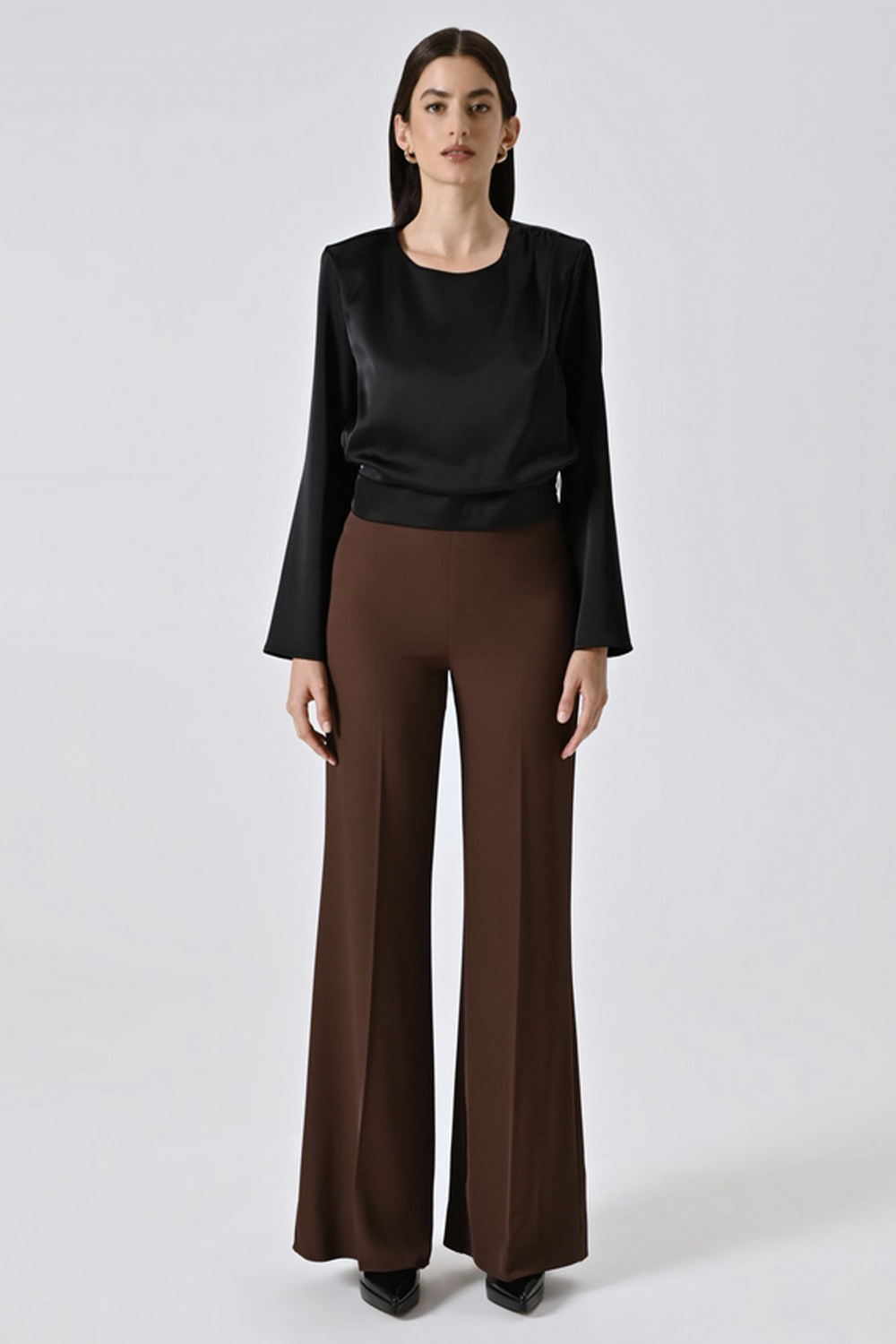 RINASCIMENTO Rinascimento Blouse met satijn look ZWART