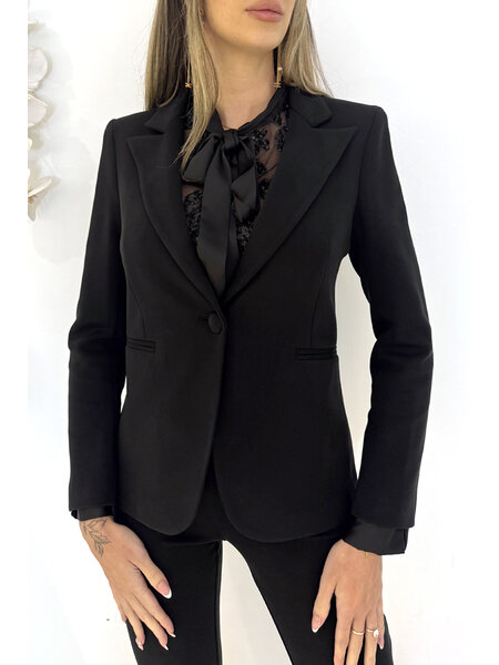 RINASCIMENTO Rinascimento Blazer jacket / blazer in comfortable fabric BLACK