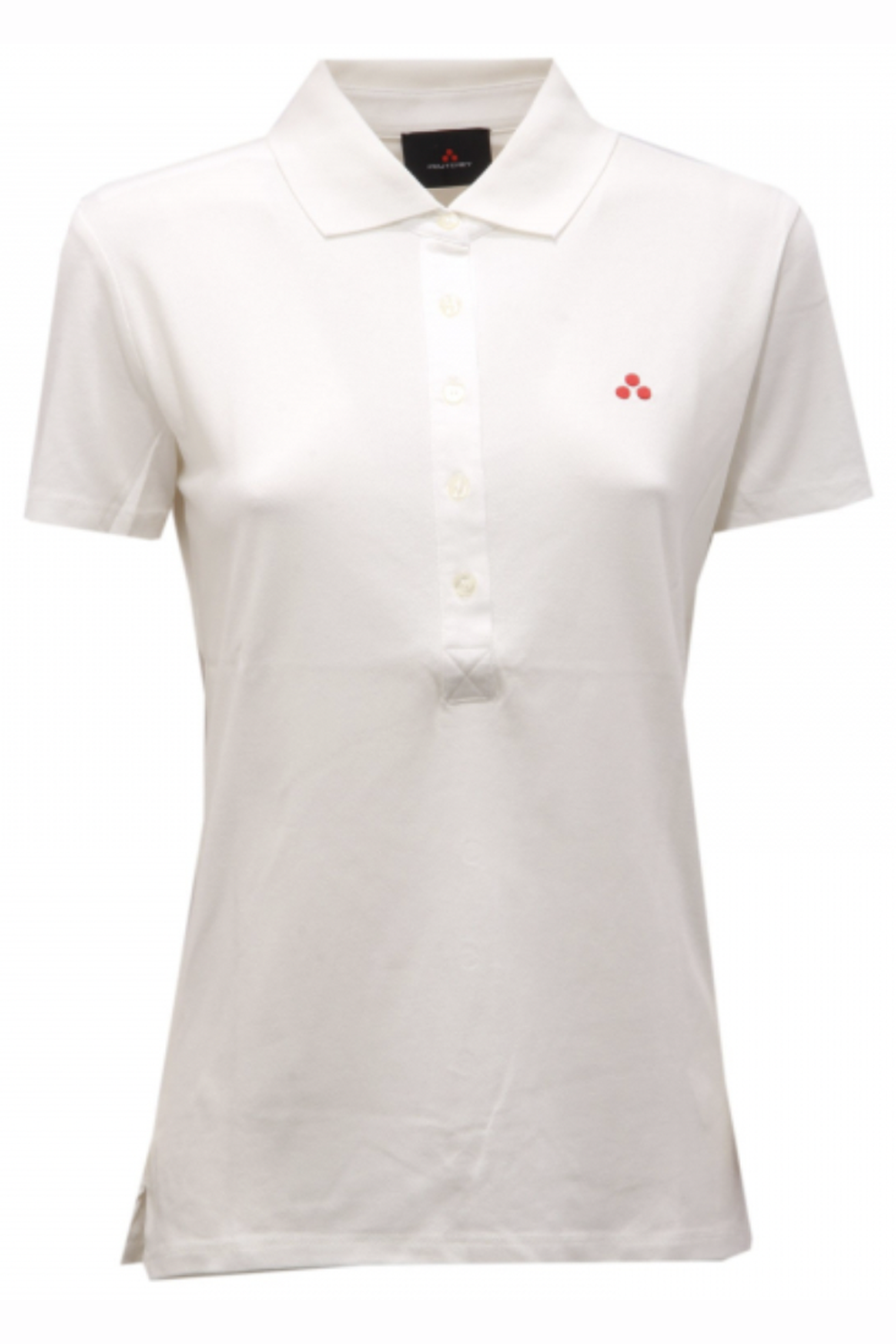 PEUTEREY Peuterey Polo T-shirt with collar and logo on chest WHITE