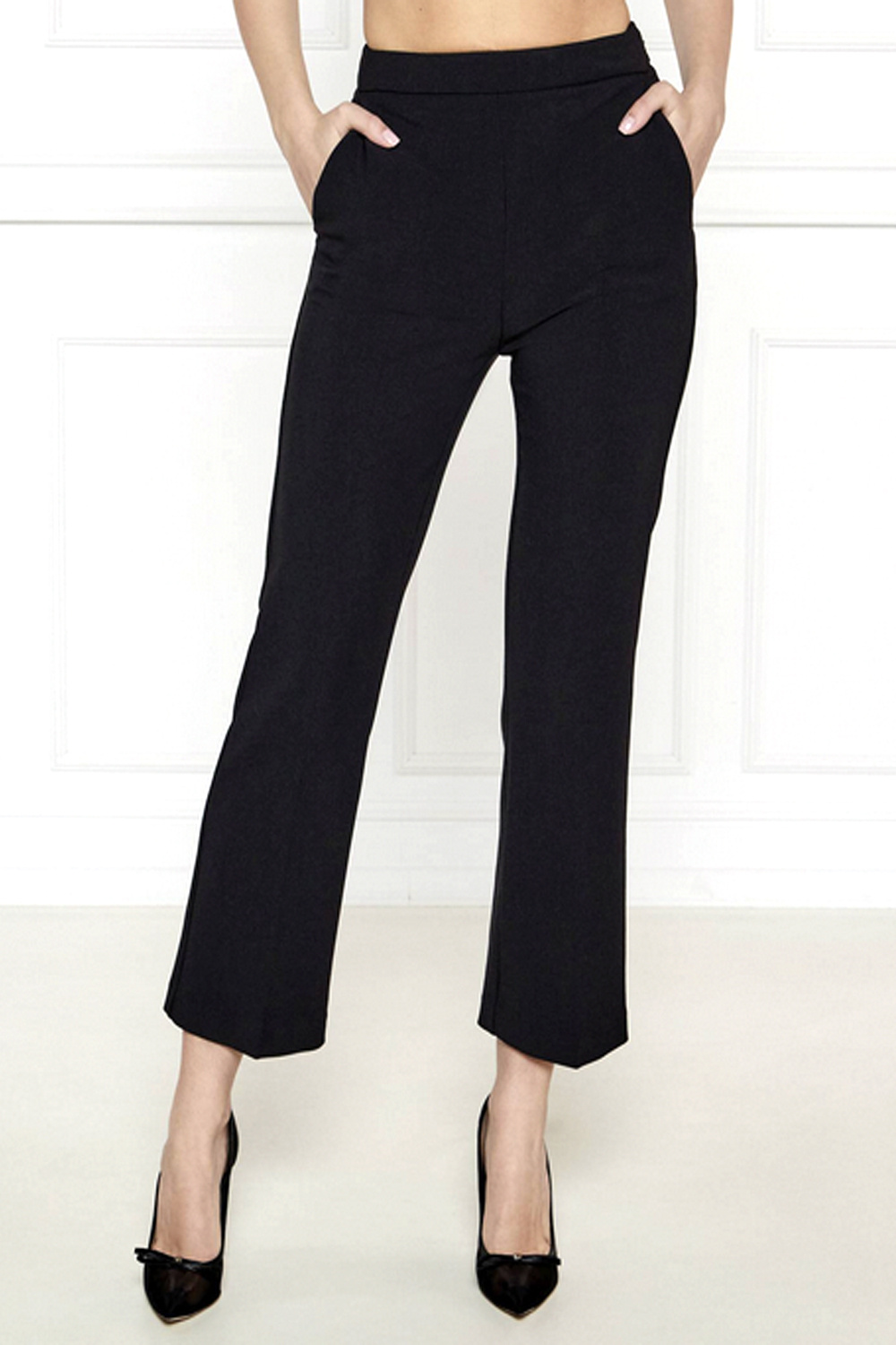 ELISABETTA FRANCHI Elisabetta Franchi pants with pockets on back BLACK