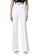 ELISABETTA FRANCHI Elisabetta Franchi flaired pants with clasps Burro / cream WHITE