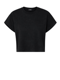 ELISABETTA FRANCHI Elisabetta Franchi T-shirt met lettering ZWART