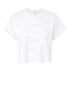ELISABETTA FRANCHI Elisabetta Franchi T-shirt with lettering WHITE