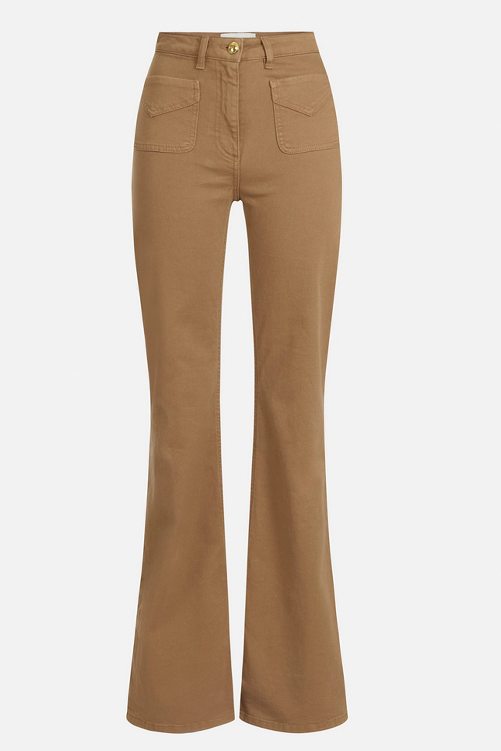 ELISABETTA FRANCHI Elisabetta Franchi flared jeans with pockets Daino / soft BROWN