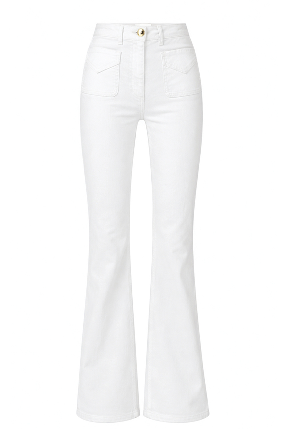 ELISABETTA FRANCHI Elisabetta Franchi flared jeans with pockets WHITE