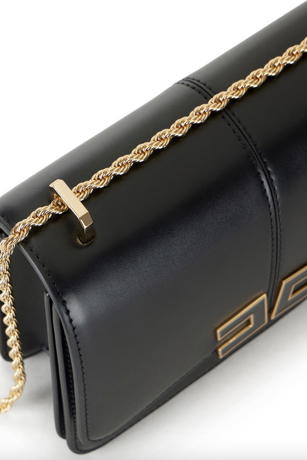 ELISABETTA FRANCHI Elisabetta Franchi schoudertas / tas met logo detail ZWART