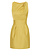 ELISABETTA FRANCHI Elisabetta Franchi dress in duchesse with gold logo in fabric YELLOW