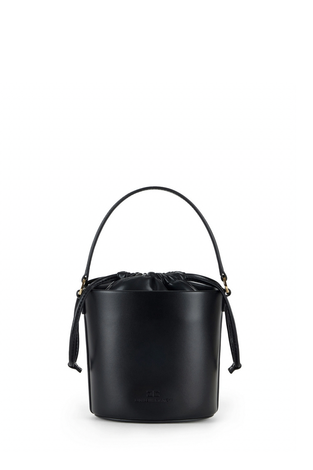 ELISABETTA FRANCHI Elisabetta Franchi Bucket bag / handbag with logo details BLACK