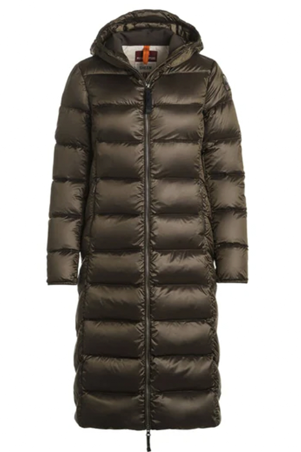 PARAJUMPERS Parajumpers LEAH down winter coat with hood Earth brown / BROWN