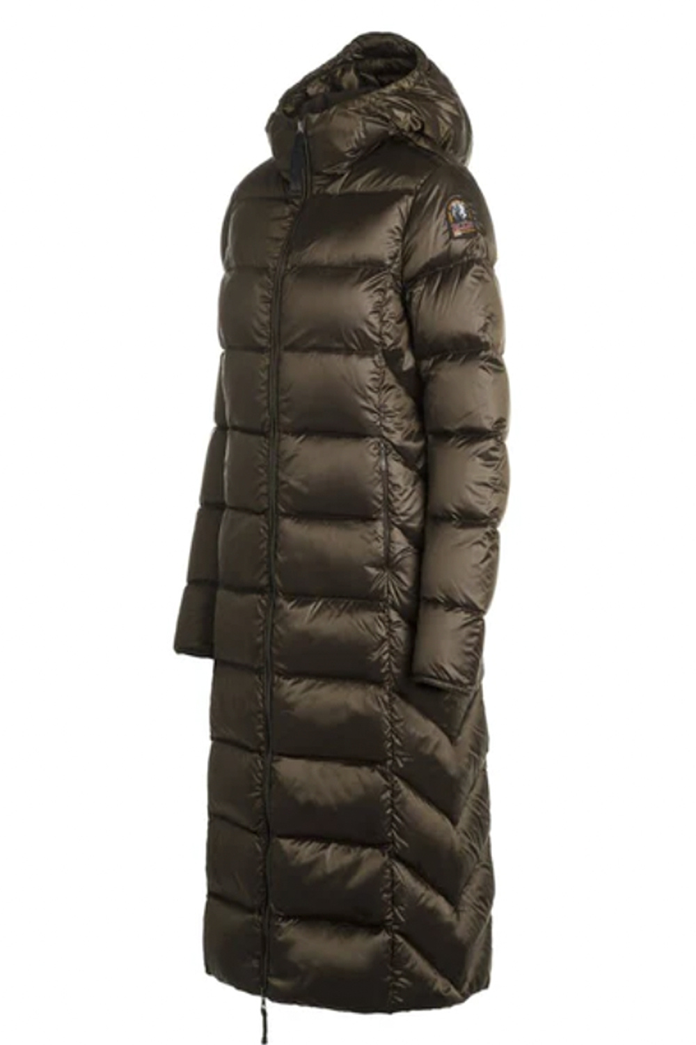 PARAJUMPERS Parajumpers LEAH down winter coat with hood Earth brown / BROWN