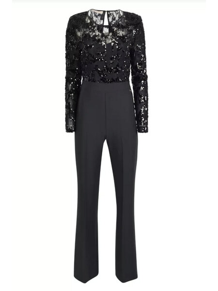 RINASCIMENTO Rinascimento Jumpsuit with sequins on top BLACK
