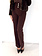 RINASCIMENTO Rinascimento Straight-leg pants with buttons at the front BROWN