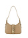 ELISABETTA FRANCHI Elisabetta Franchi Schoudertas met gouden logo detail argilla / TAUPE