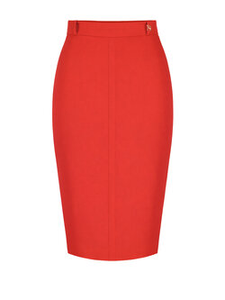 ELISABETTA FRANCHI Elisabetta Franchi rok met logo detail ROOD