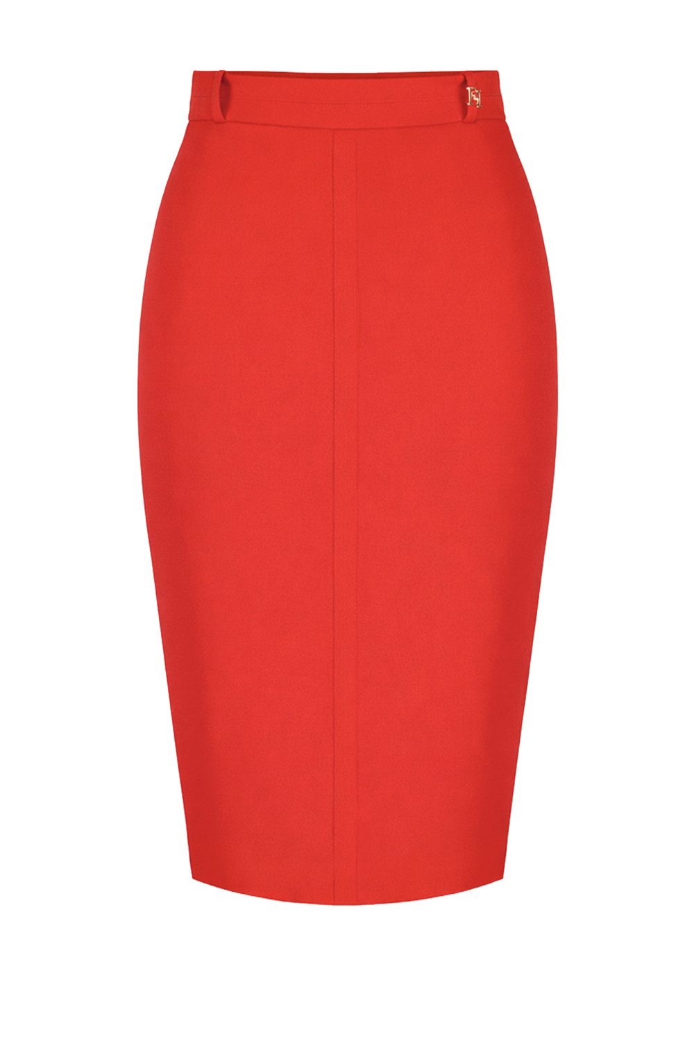 ELISABETTA FRANCHI Elisabetta Franchi rok met logo detail ROOD