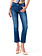Fracomina jeans gold button cropped BLUE