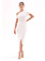 RINASCIMENTO Rinascimento One shoulder dress WHITE