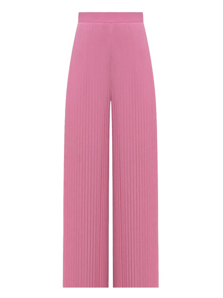 TWINSET Twinset ribbed flared pants PINK
