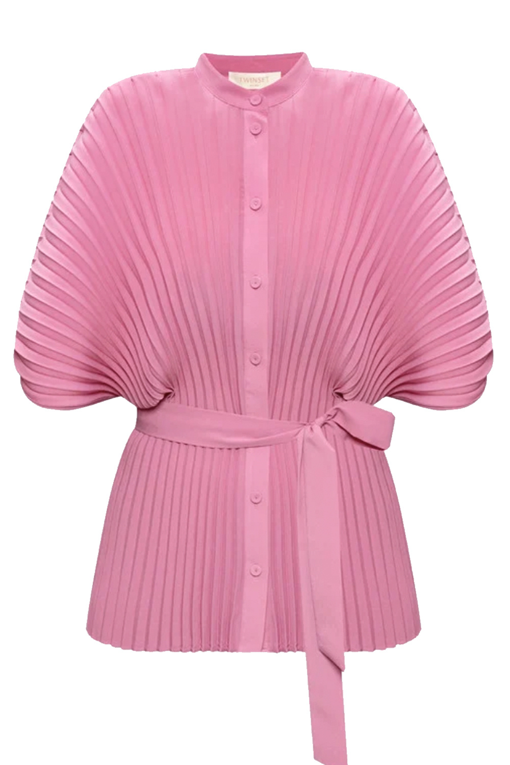 TWINSET Twinset blouse met ceintuur van stof ROZE