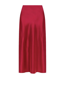 TWINSET Magenta satin skirt and top set in pink and red