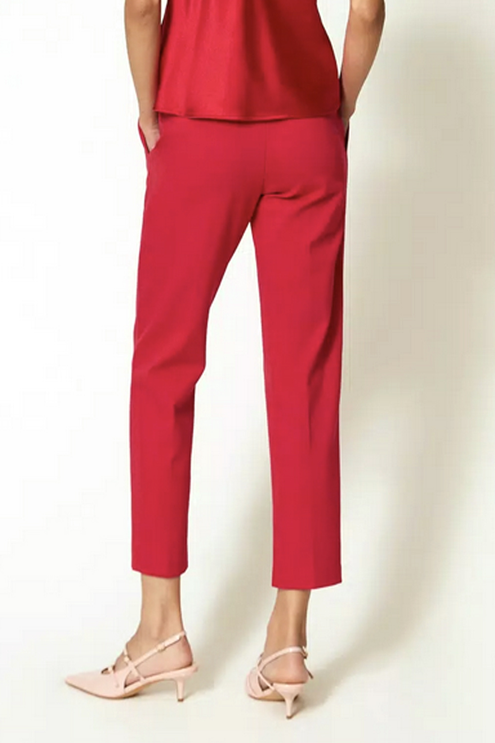 TWINSET Twinset rechte pantalon magenta ROZE / ROOD