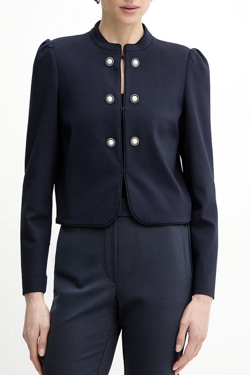 TWINSET Twinset Blazer jas met dubbele rij knopen DONKER BLAUW