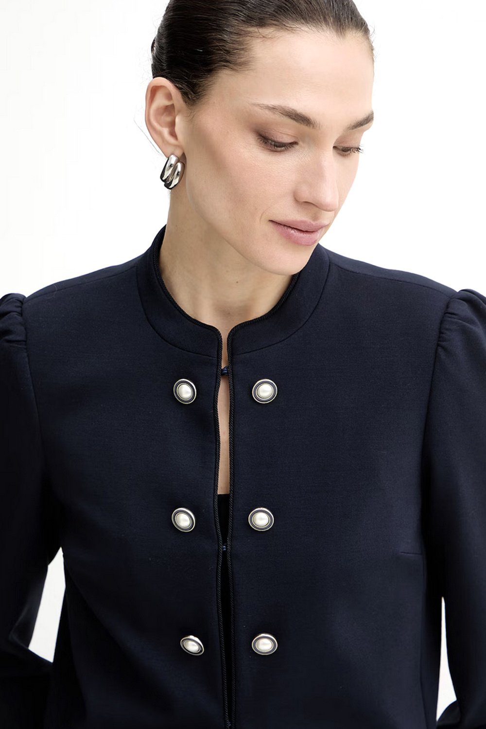 TWINSET Twinset Blazer jas met dubbele rij knopen DONKER BLAUW