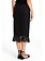 TWINSET Twinset skirt linen and lace BLACK