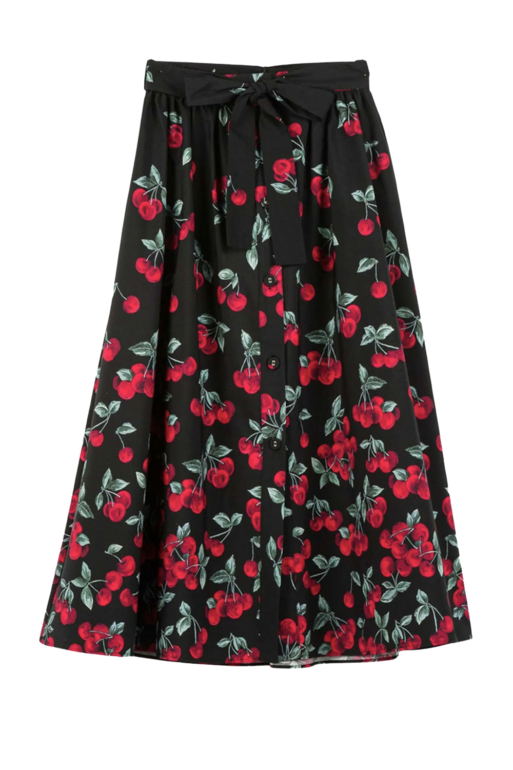 TWINSET Twinset skirt with cherries BLACK