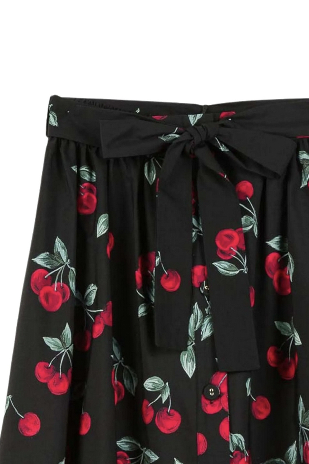 TWINSET Twinset skirt with cherries BLACK