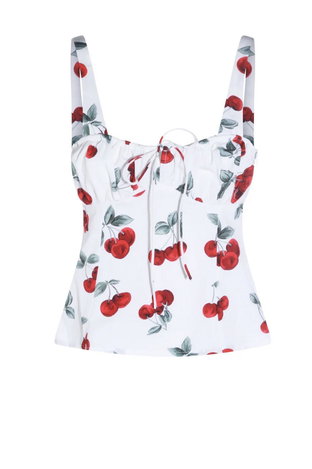 TWINSET Twinset top  Cherry-print   WHITE