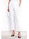 TWINSET Twinset trousers with elasticated waistband at the back – WHITE