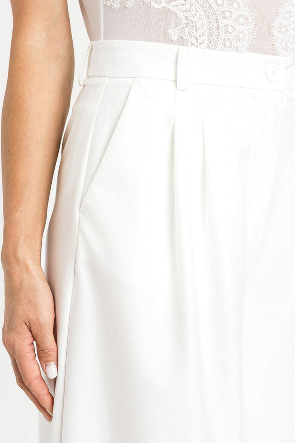 TWINSET Twinset wide-leg trousers WHITE