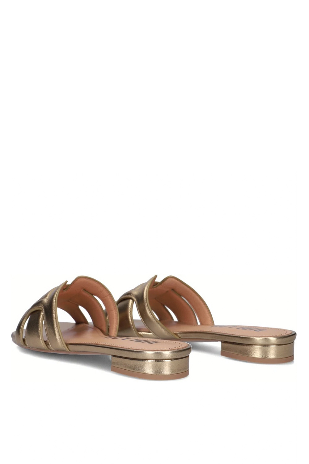 BIBI LOU Bibi Lou Holly flat sandaal  leer bronze  / GOUD