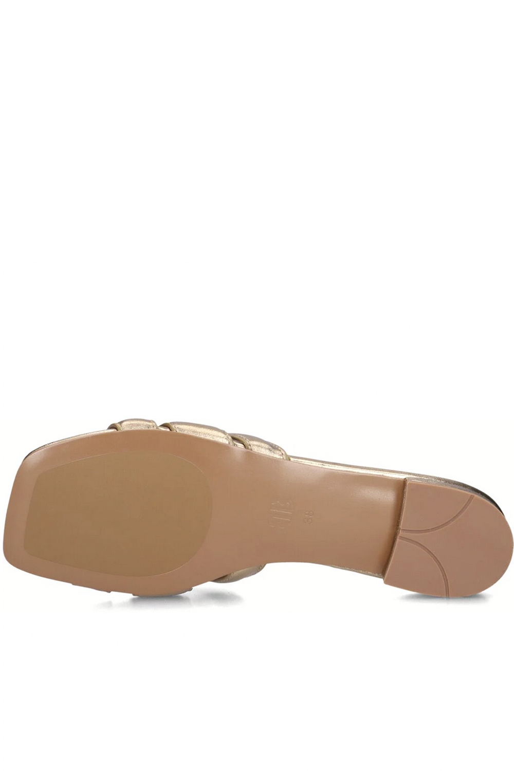 BIBI LOU Bibi Lou Holly flat sandaal  leer bronze  / GOUD