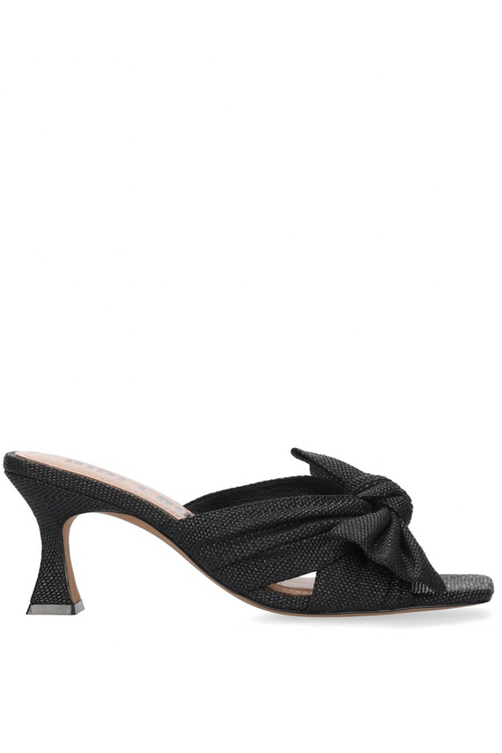 BIBI LOU Bibi Lou Karsie sandaal met hak en strik ZWART