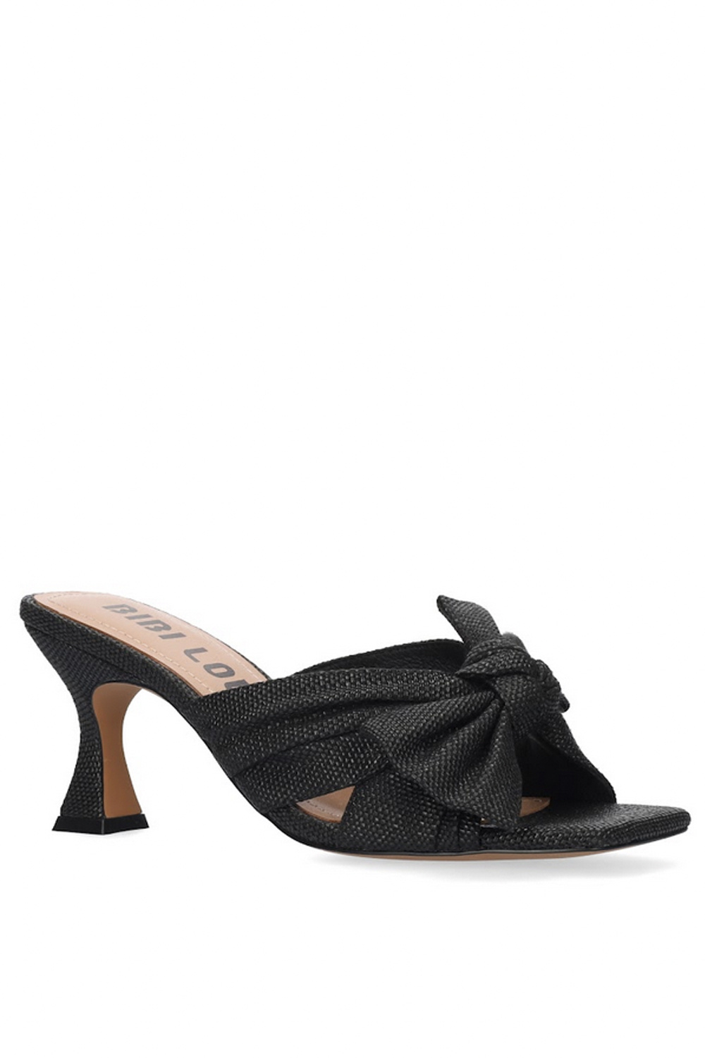 BIBI LOU Bibi Lou Karsie sandaal met hak en strik ZWART